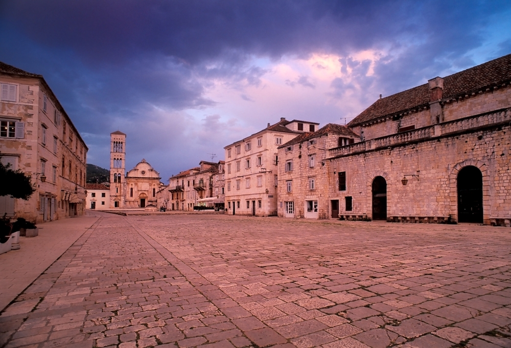 Wyspa Hvar; Hvar, plac katedralny św. Szczepana